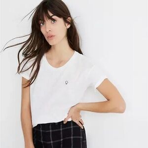 Madewell women’s white top
